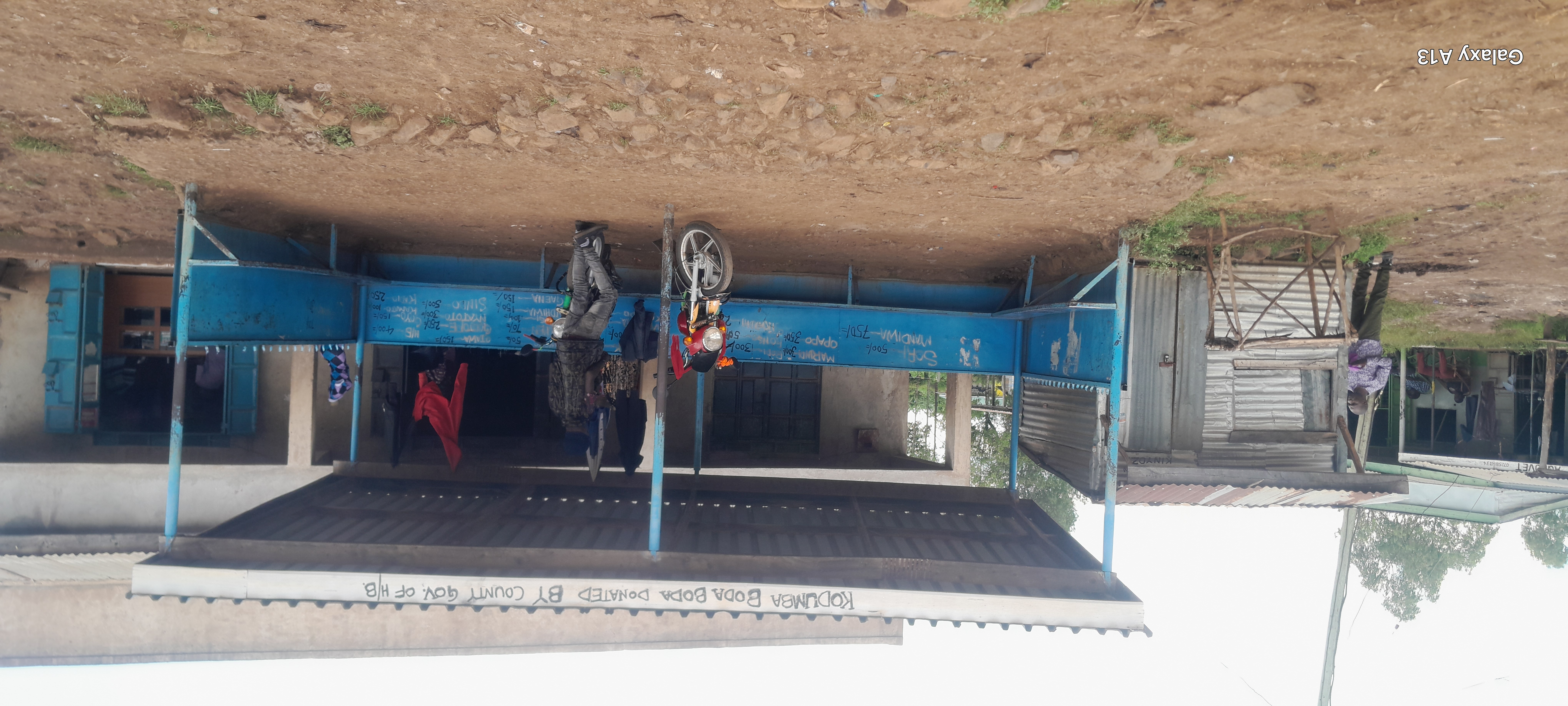 Kodumba bodaboda shed..