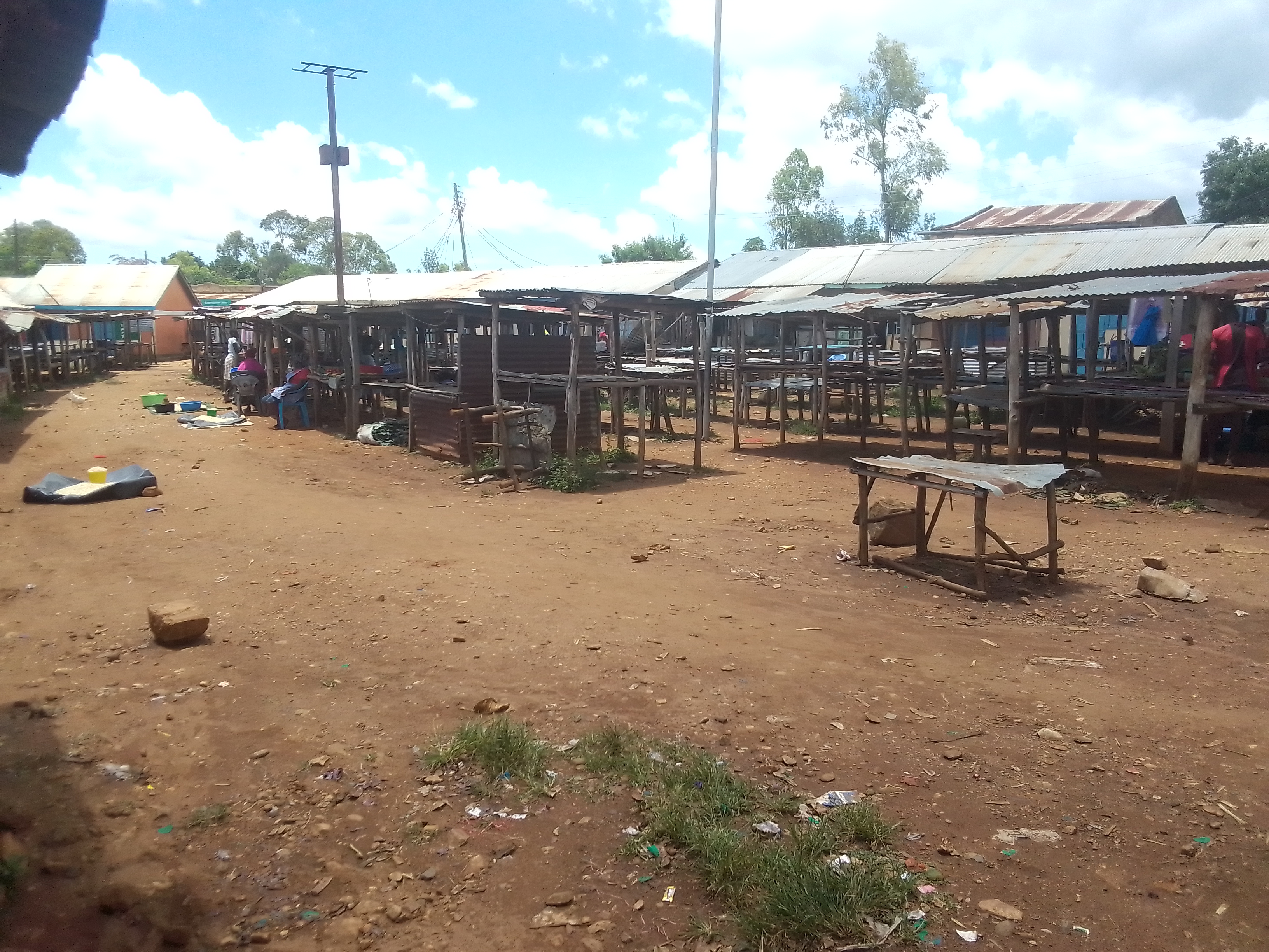 Murraming of Omoya market..