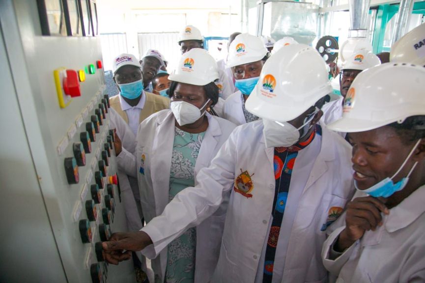 Kigoto Maize Mill roars to life as Wanga moves to fulfil 100 day promises