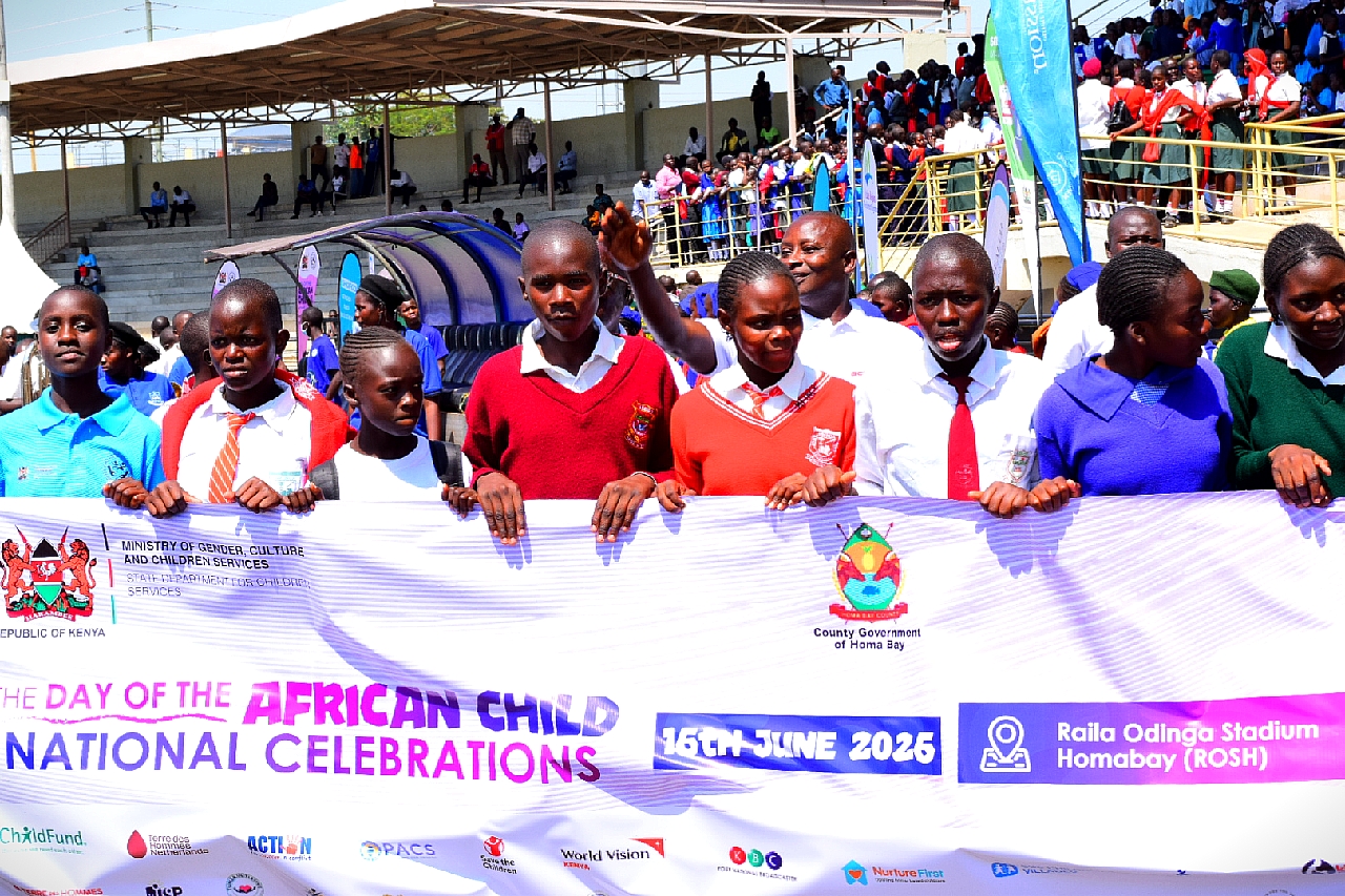 Homa Bay Hosts National Day of the African Child Celebrations with Focus on Water, Sanitation and Hygiene