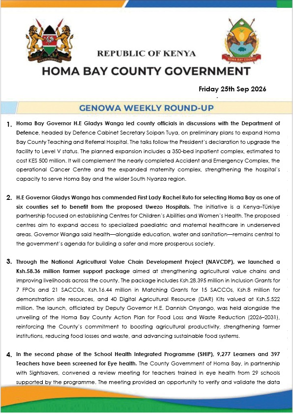 Genowa Weekly Roundup 25th September, 2026