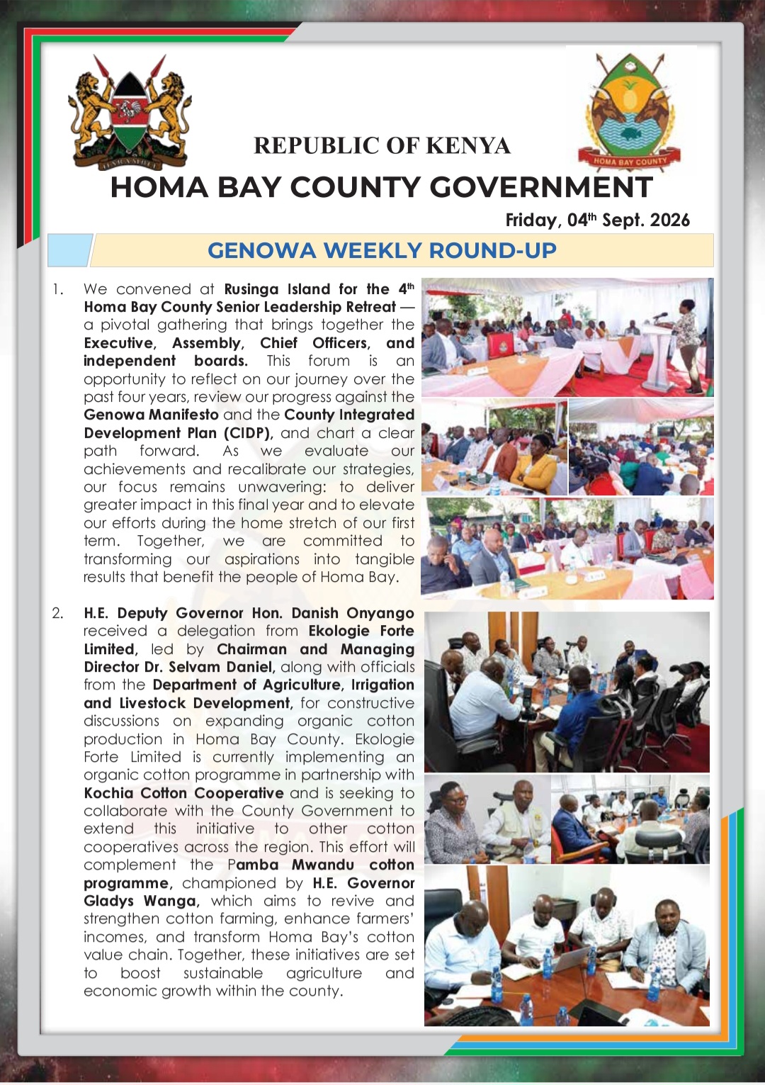 Genowa Weekly Roundup