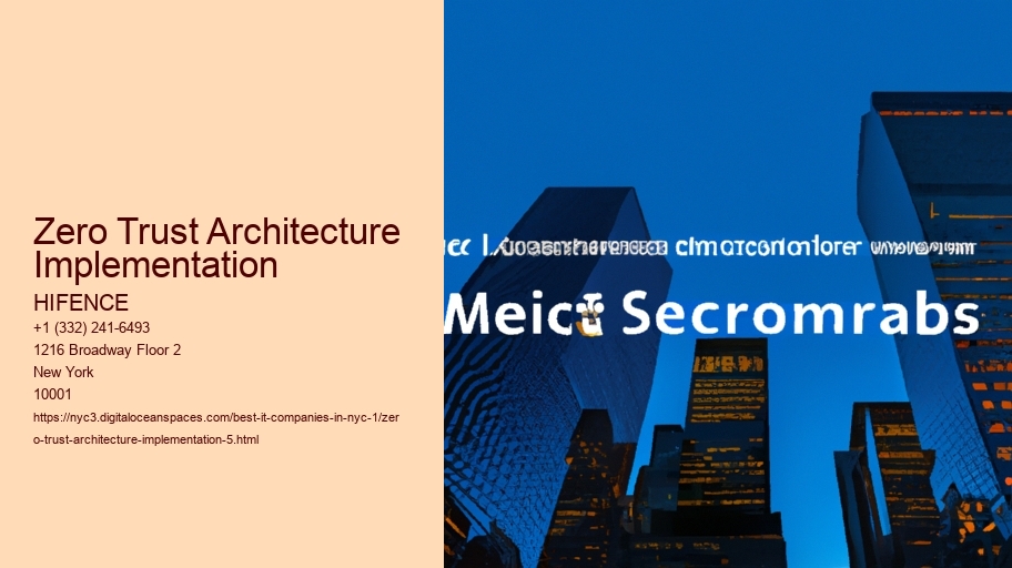 Zero Trust Architecture Implementation