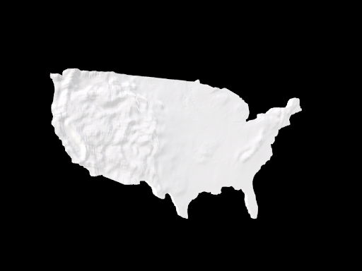 US topographic map by nathan stevens