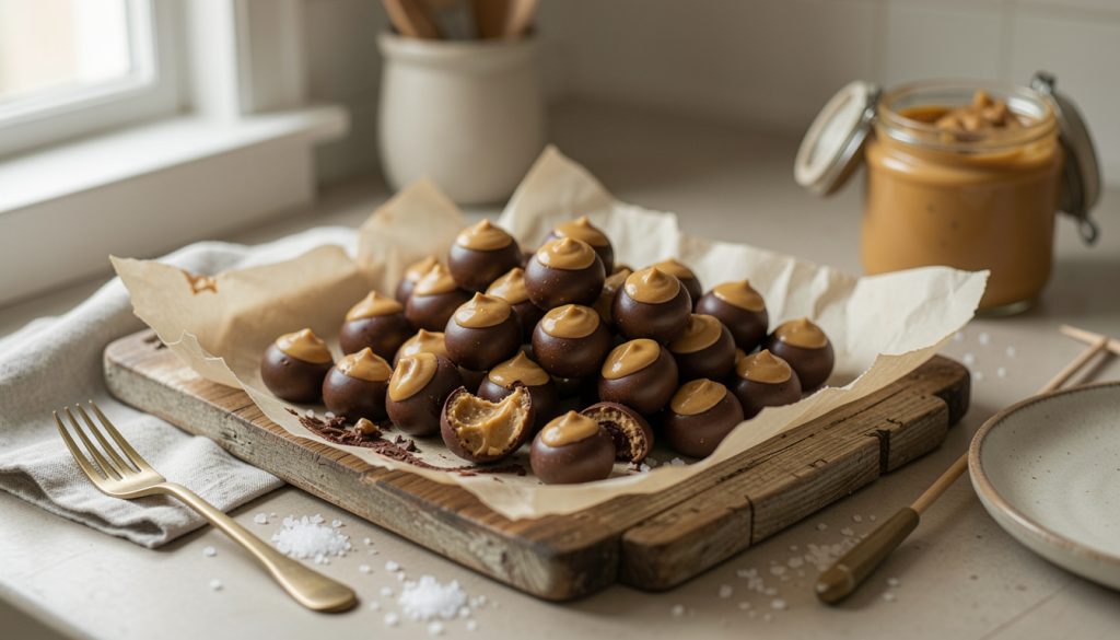 15 Buckeyes Recipes With Creamy Centers and Snappy Chocolate Shells