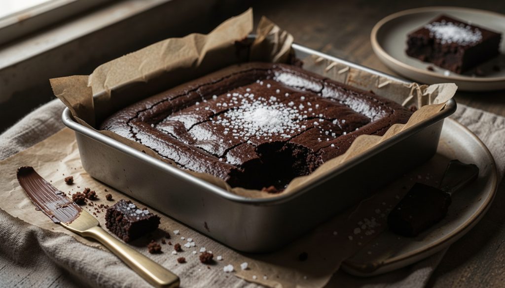 How to Make Homemade Brownies With a Shiny Crackly Top