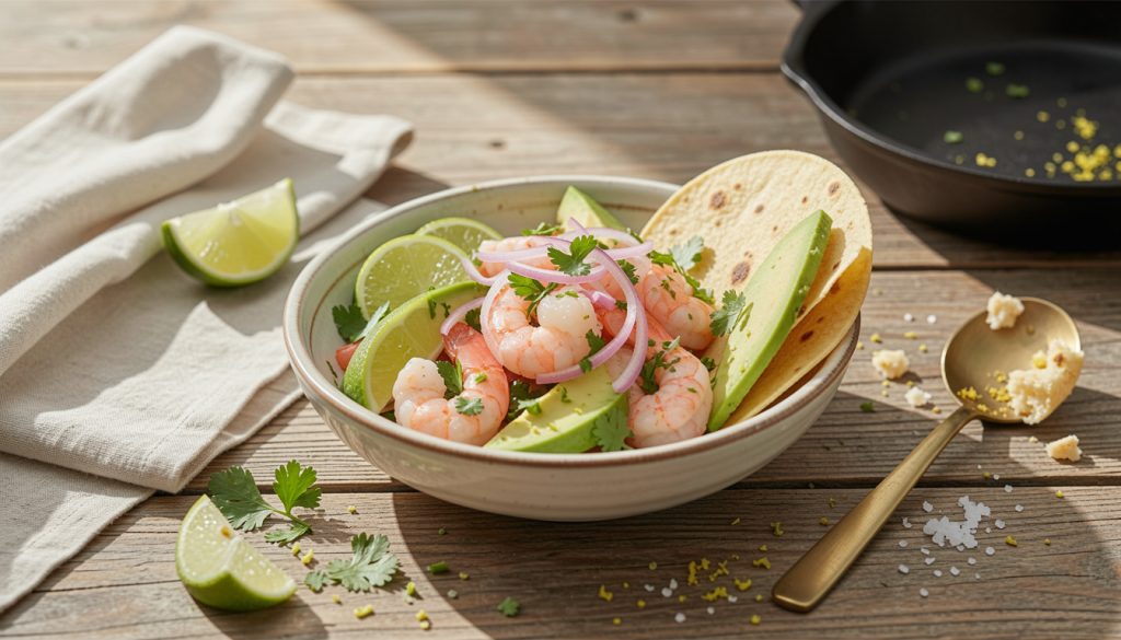 How to Make Shrimp Ceviche for Tacos, Chips, and Lazy Patio Nights