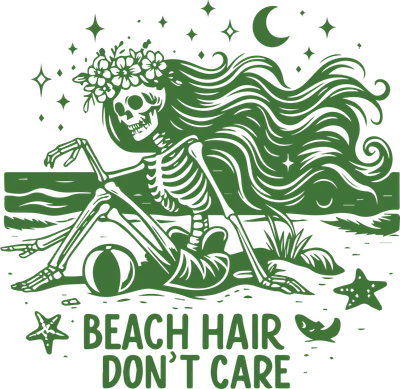 Beach Hair Don't Care Moon