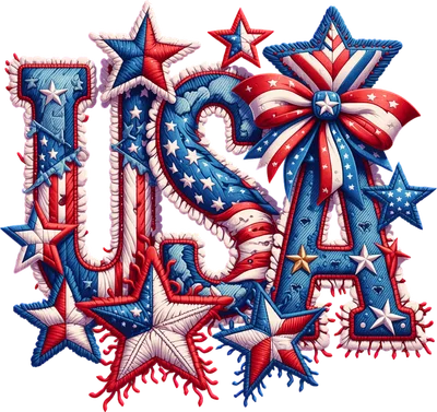 USA Patriotic Patchwork