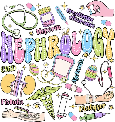 Nephrology Pastel Doodle