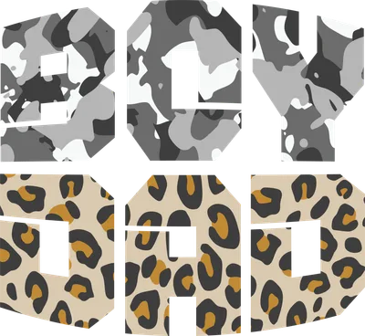 Dad Camo Leopard