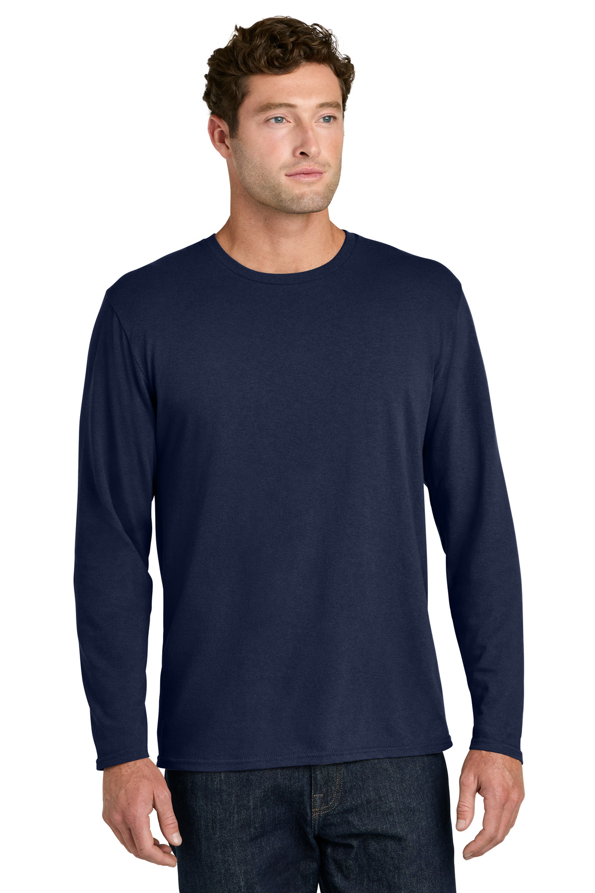 Port & Co PC43LS — True Navy front