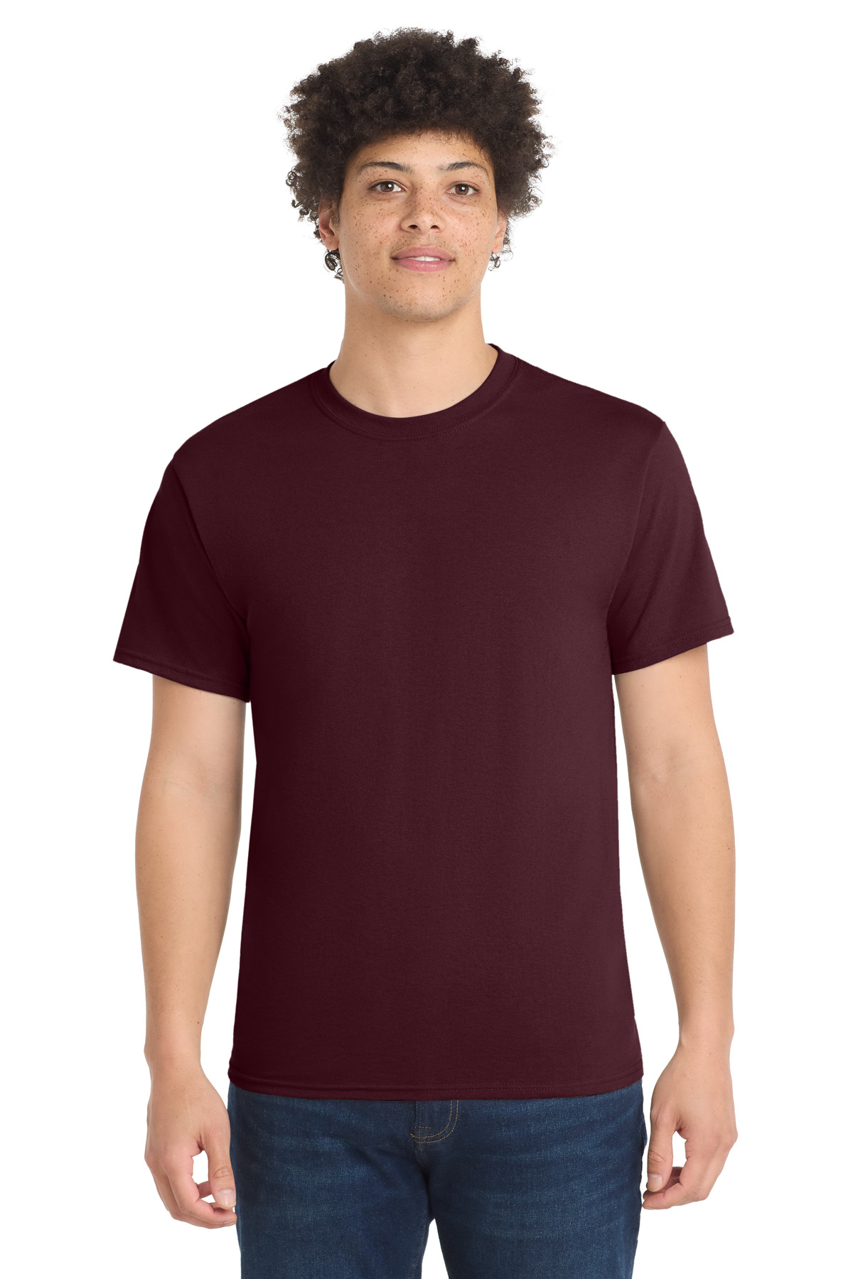 Port & Co PC55 — Athletic Maroon