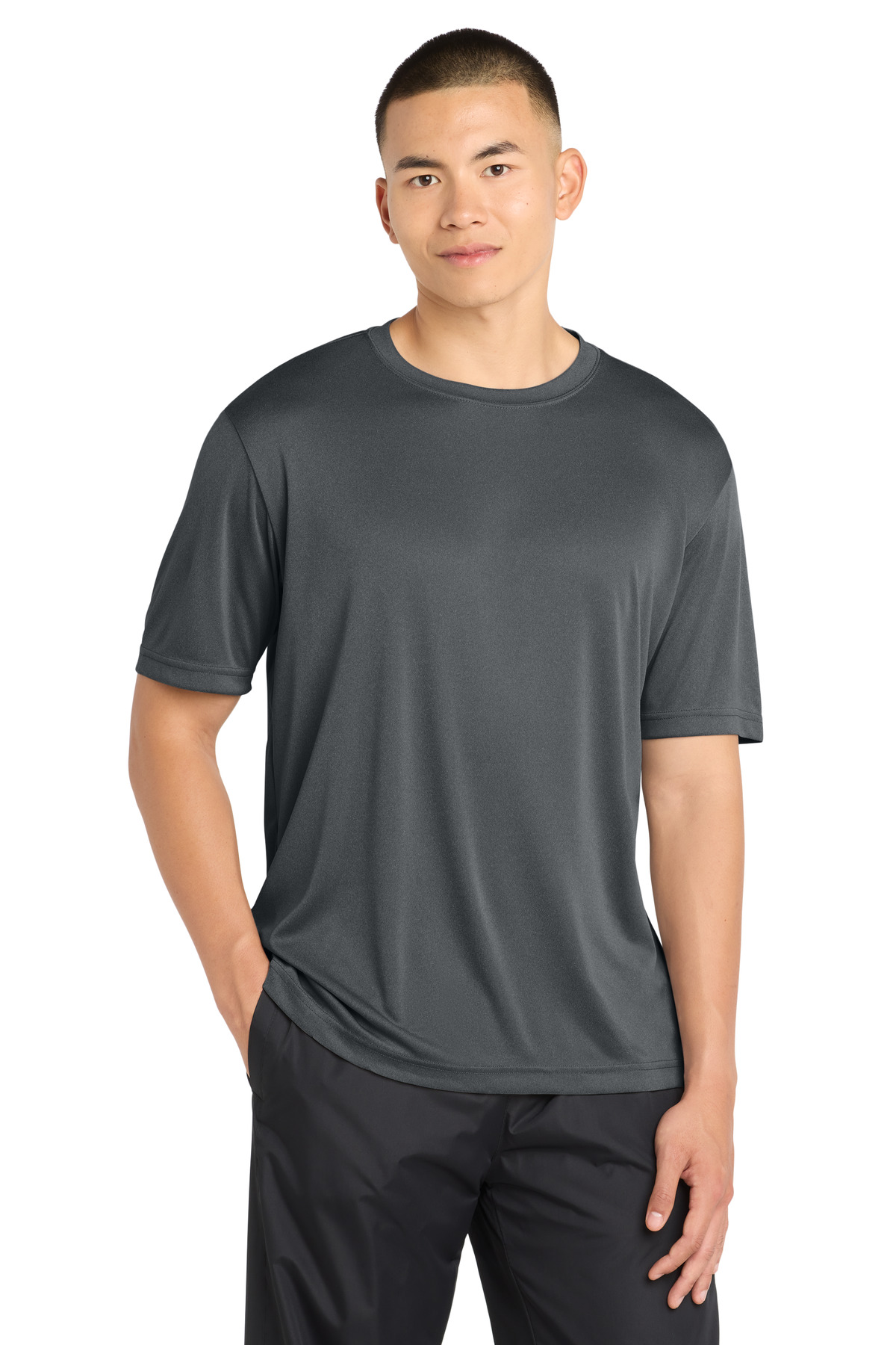 Sport-Tek ST350 — Iron Grey Heather front