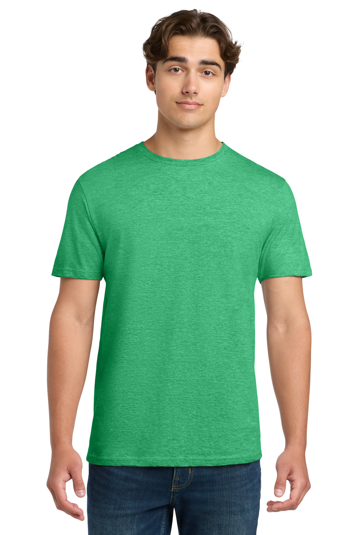 Gildan 64000 — Heather Irish Green front