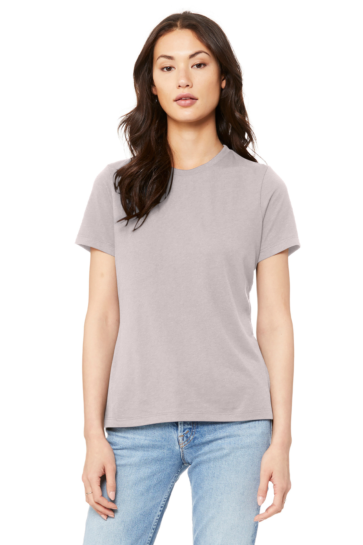 Bella + Canvas 6400 — Pink Gravel front