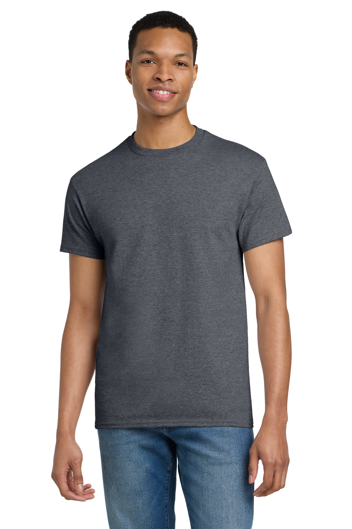 Gildan 2000 — Dark Heather front