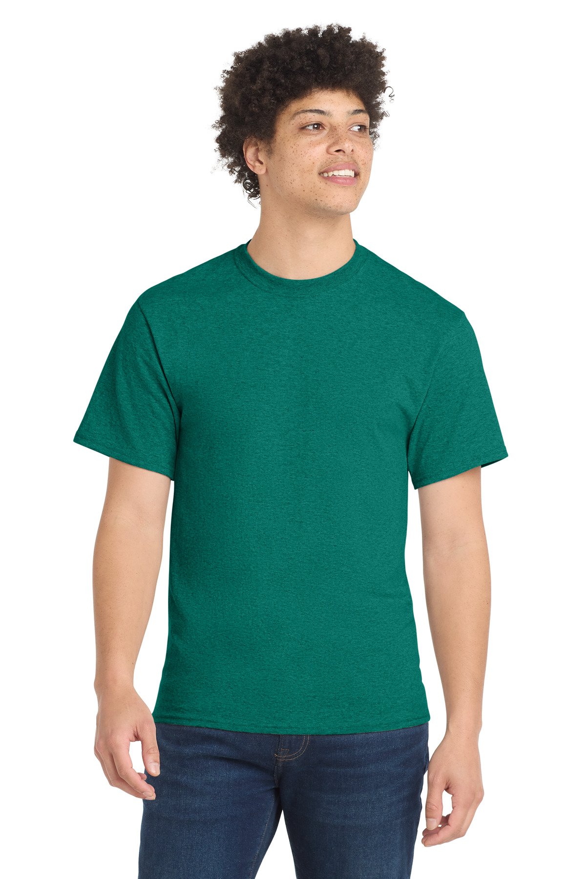 Port & Co PC55 — Vintage Jade Green front
