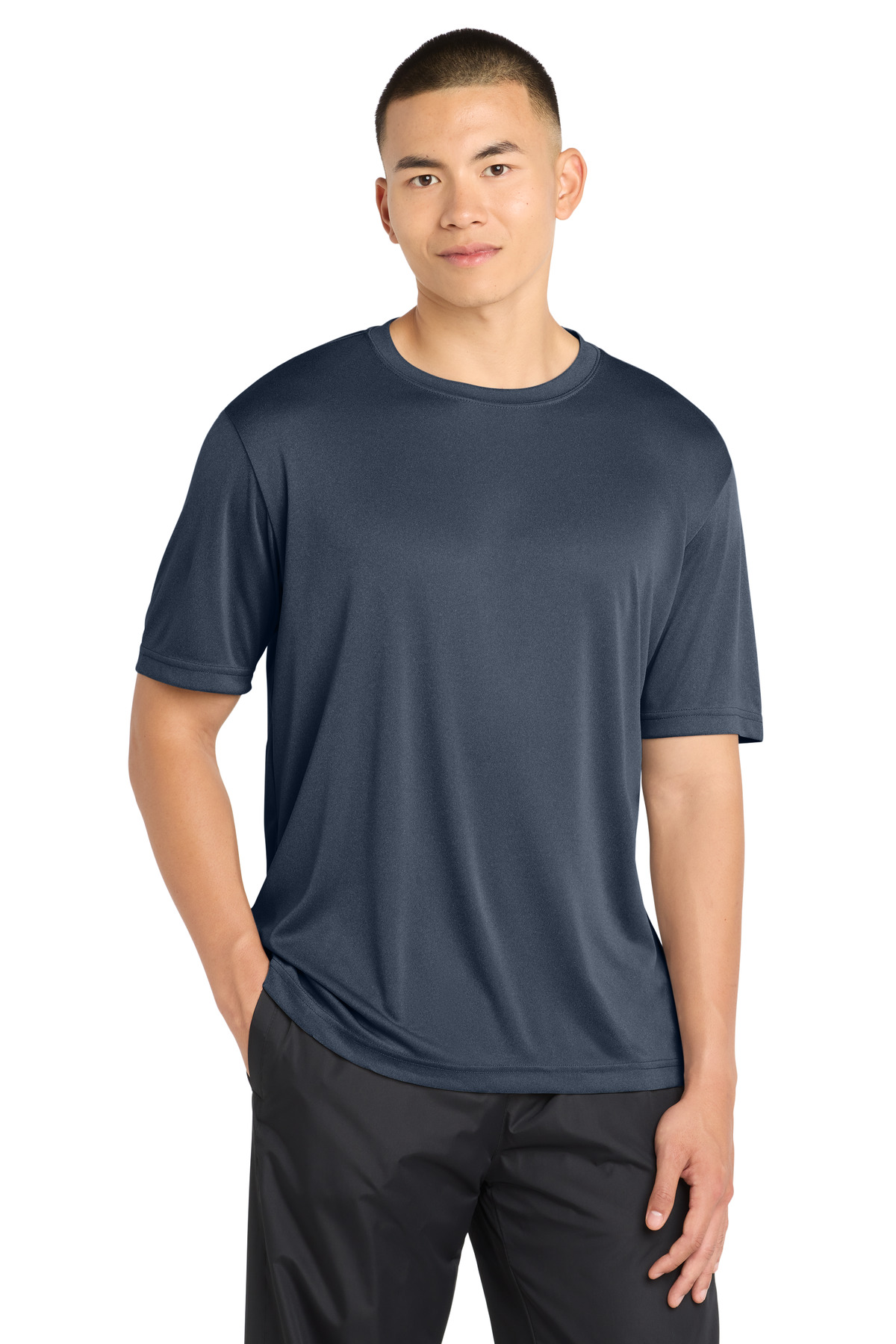 Sport-Tek ST350 — True Navy Heather front
