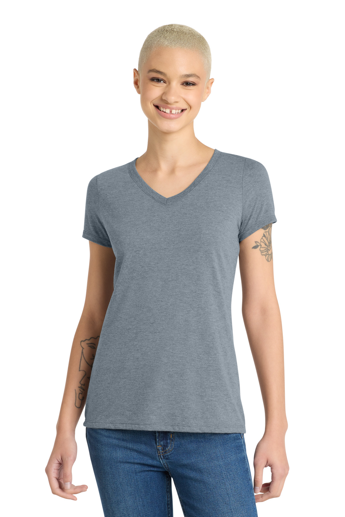District DM1350L — Flint Blue Heather front