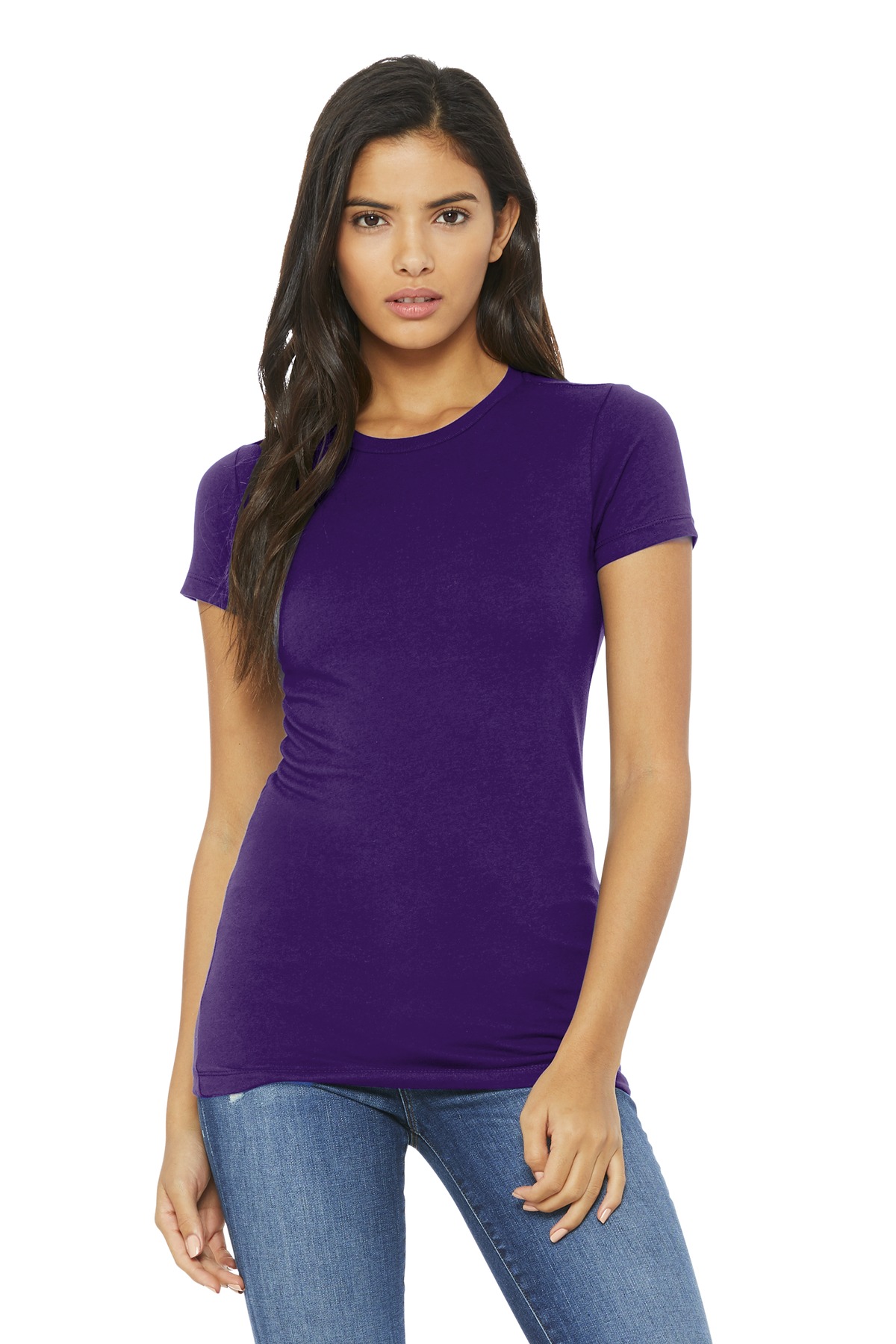Bella + Canvas 6004 — Team Purple front