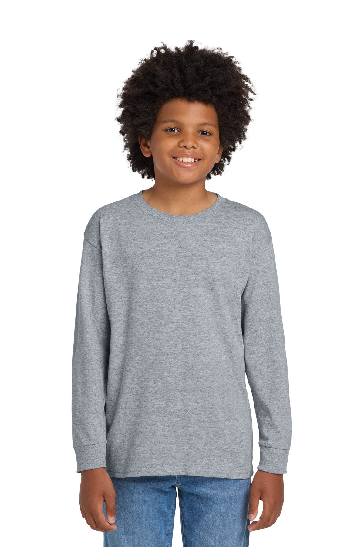 Gildan 5400B — Sport Grey front