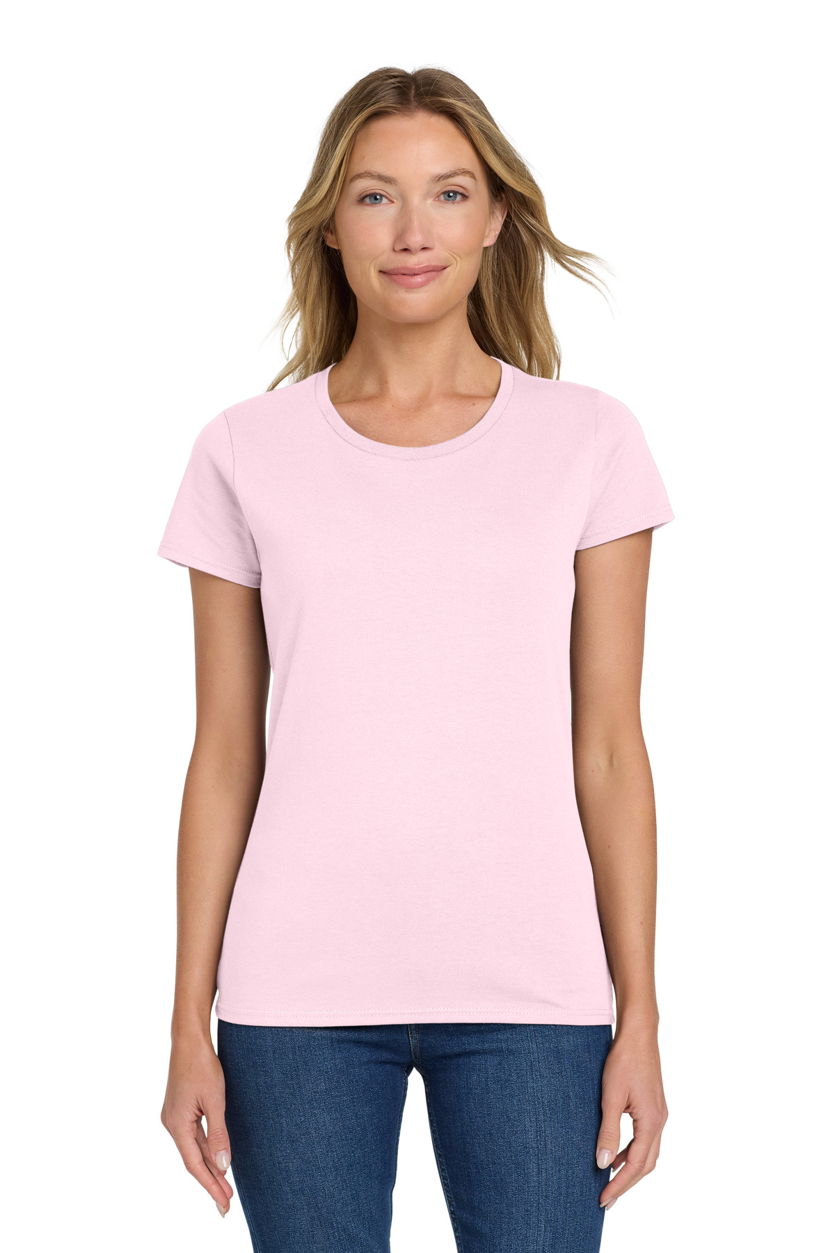 Gildan 5000L — Light Pink front