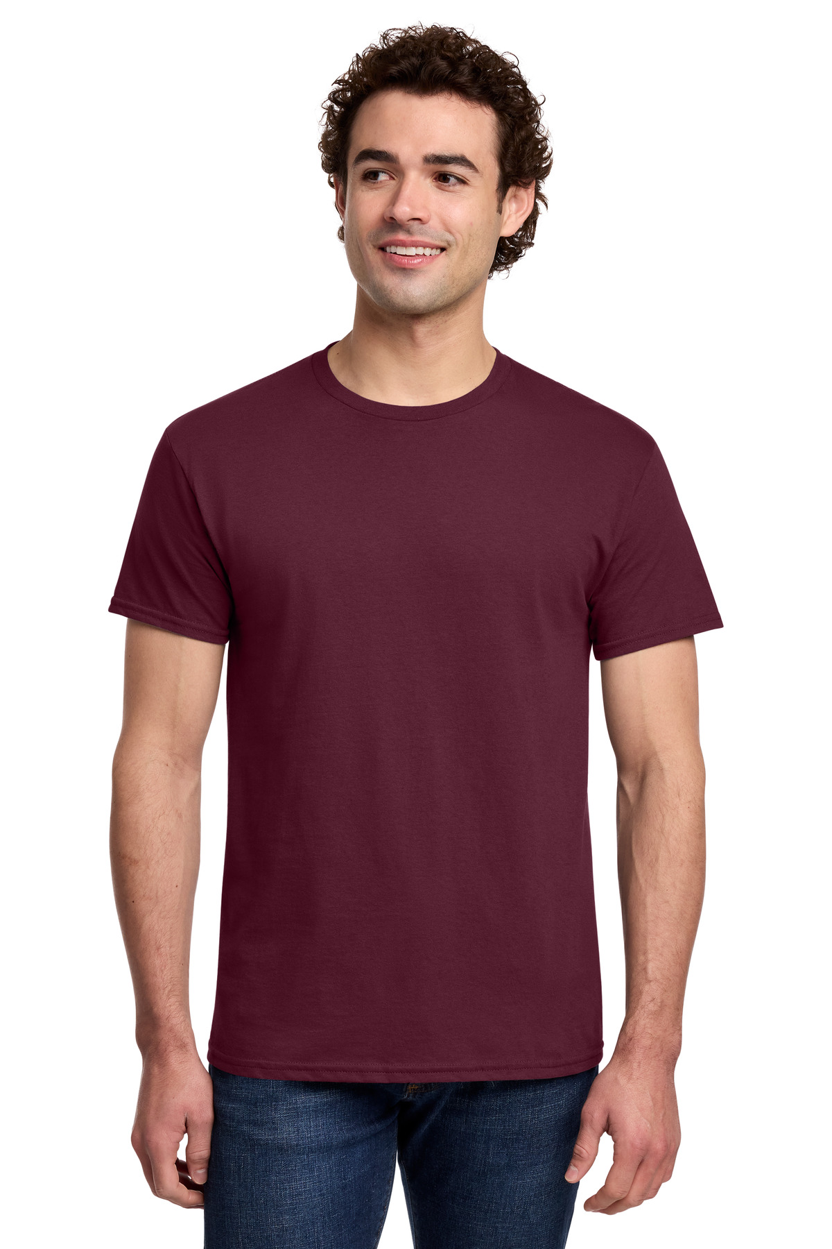 Gildan 3000 — Maroon front