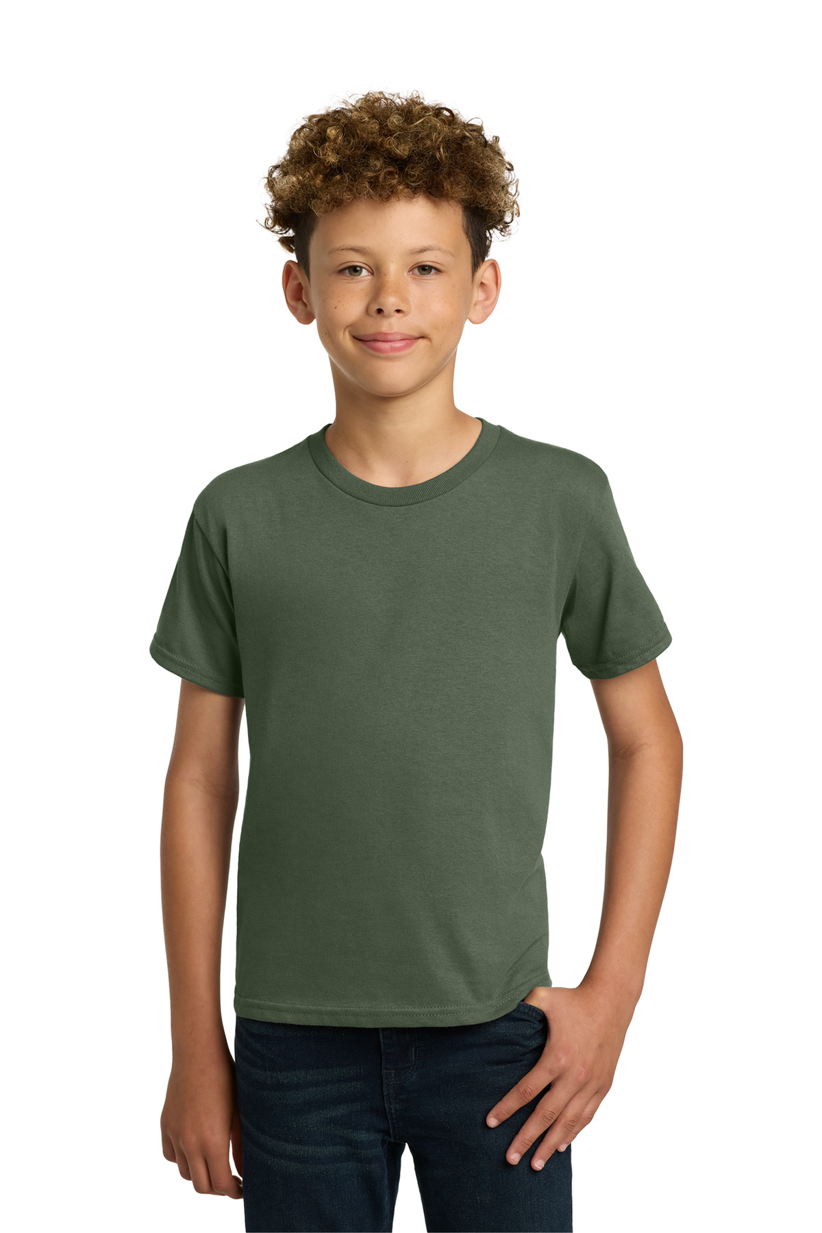 Gildan 5000B — Military Green front
