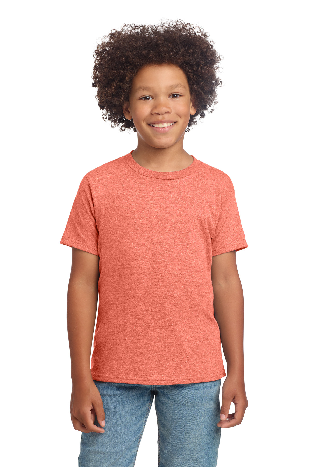 Gildan 64000B — Heather Orange front