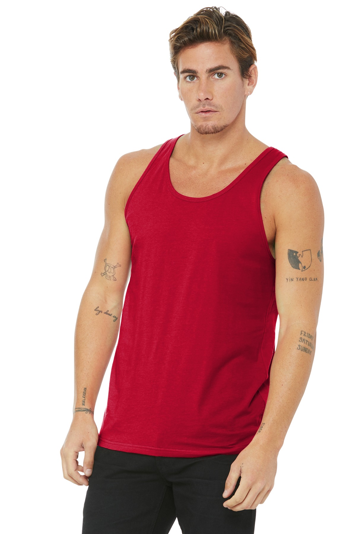 Bella + Canvas 3480 — Red front