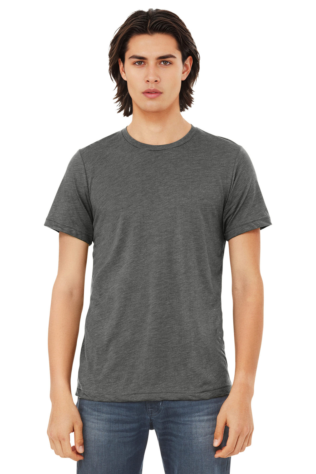 Bella + Canvas 3413 — Grey Triblend front