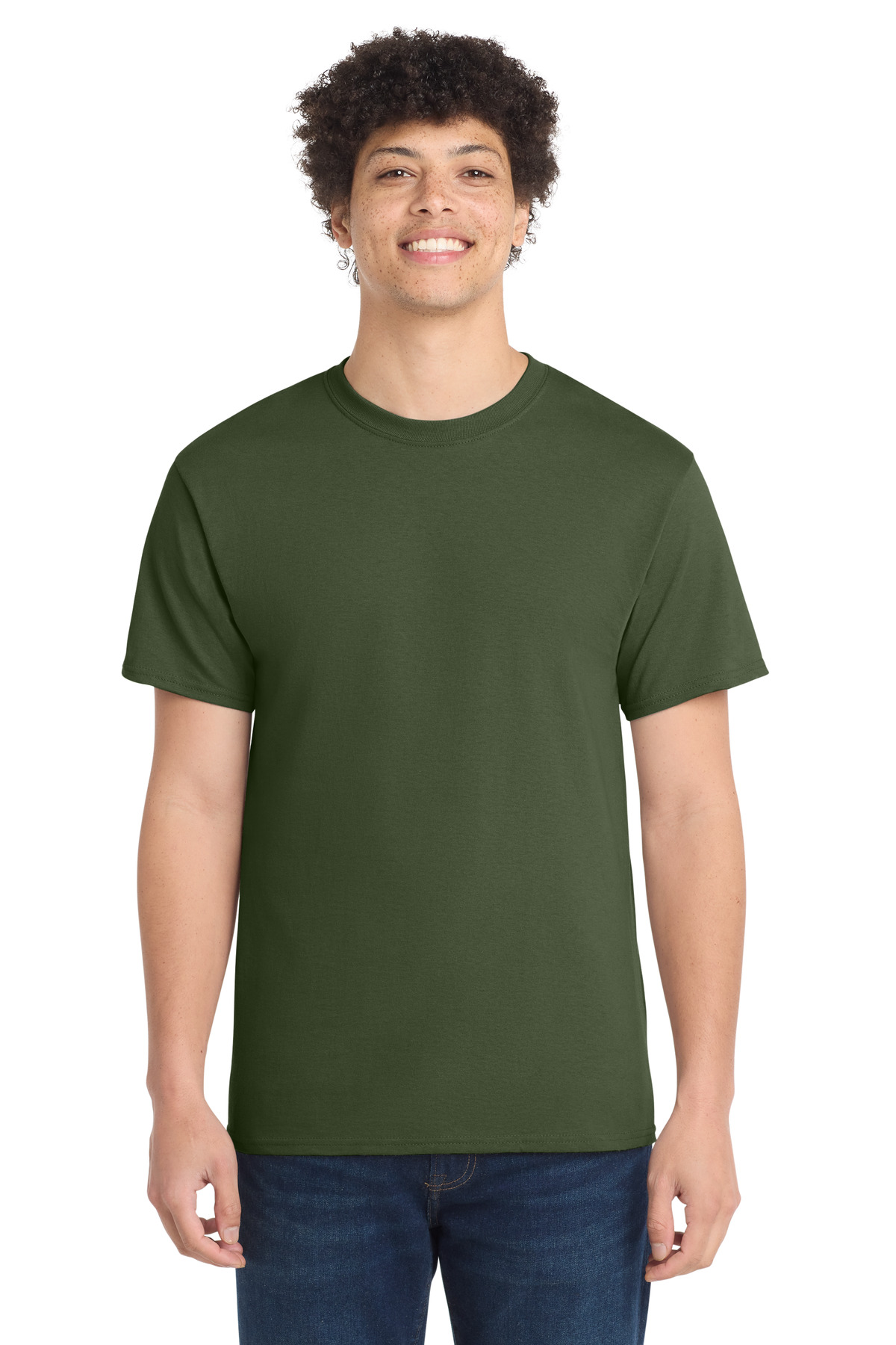 Port & Co PC54 — Olive front