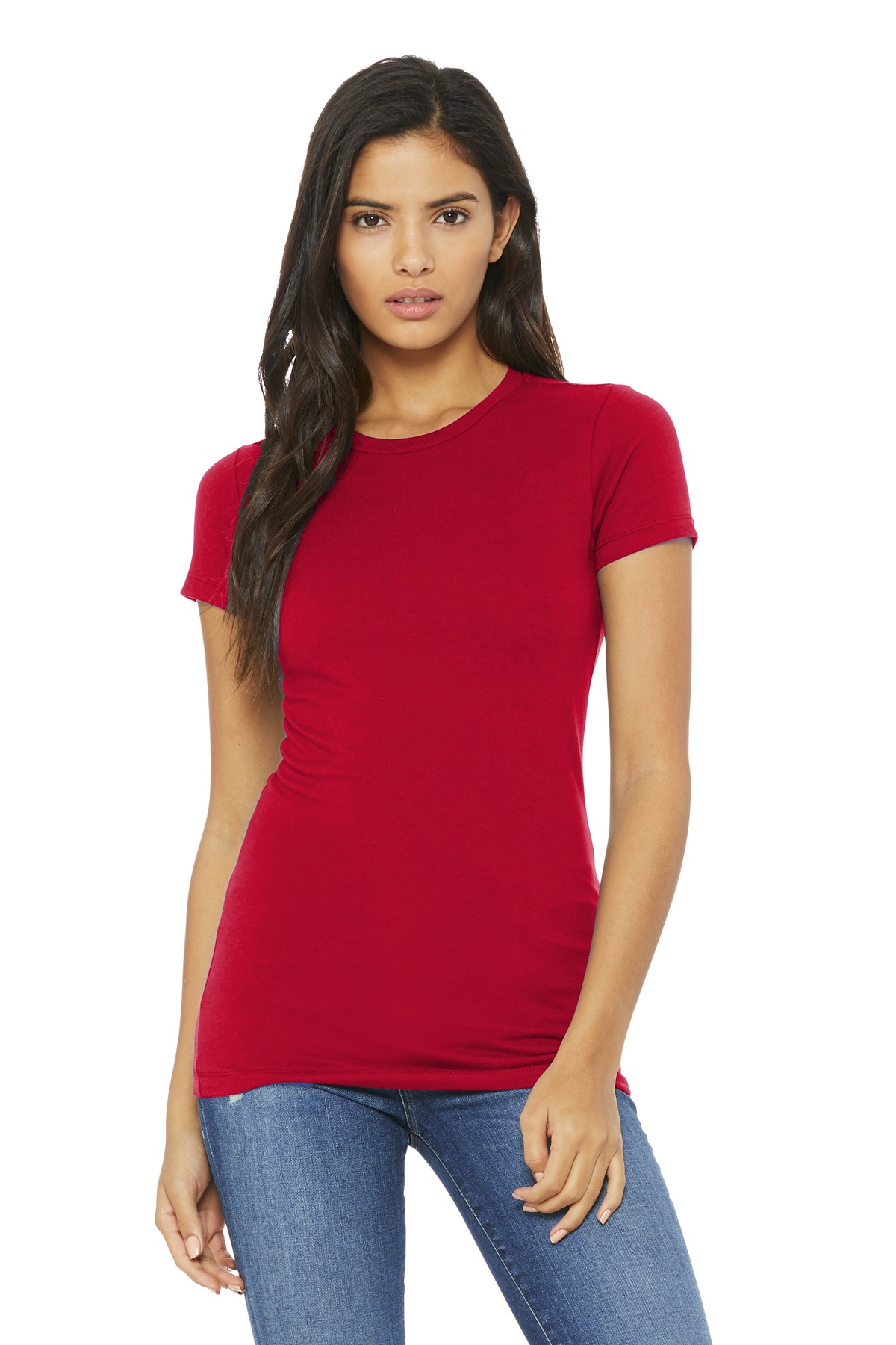 Bella + Canvas 6004 — Red front