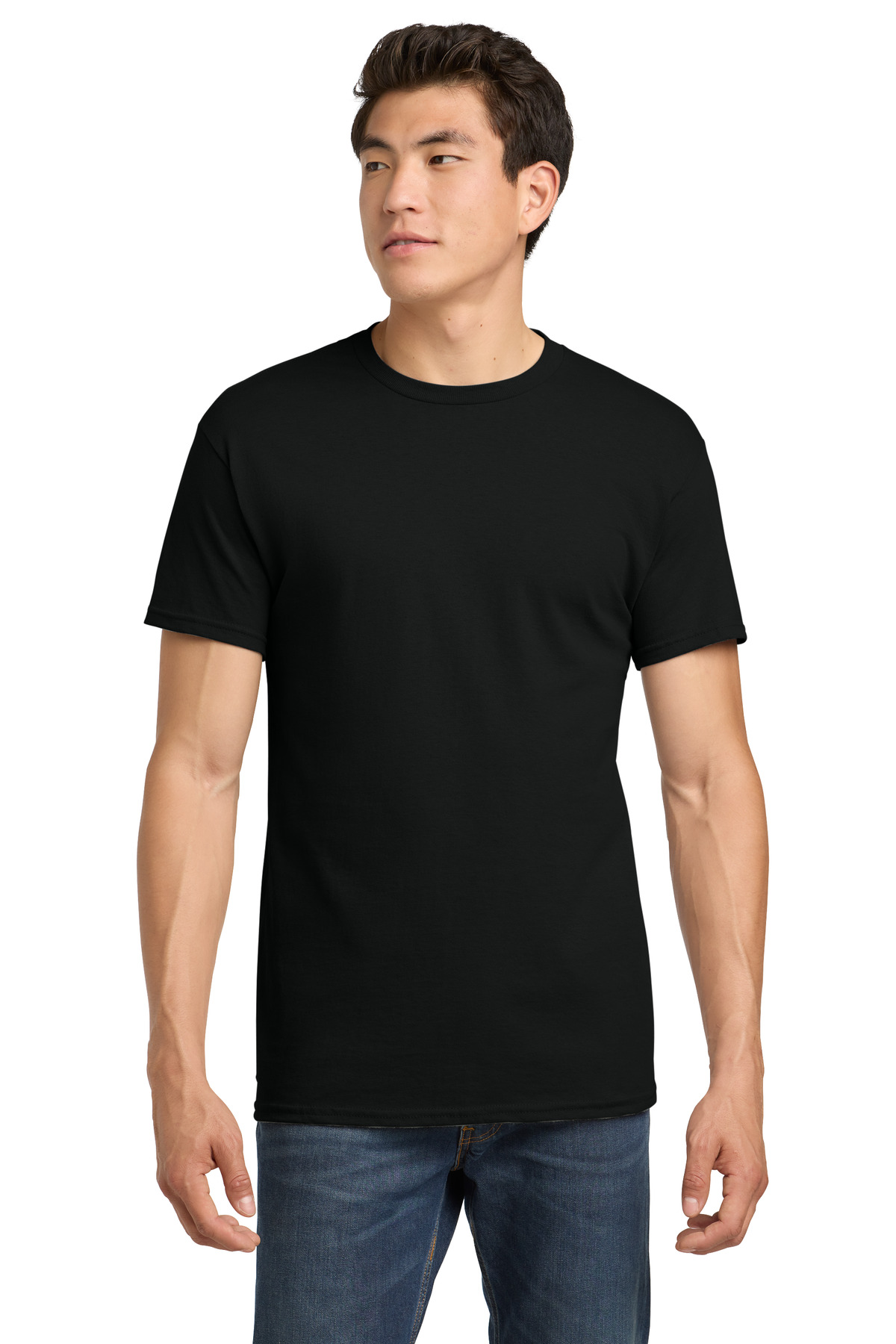 Gildan 5000 — Black front