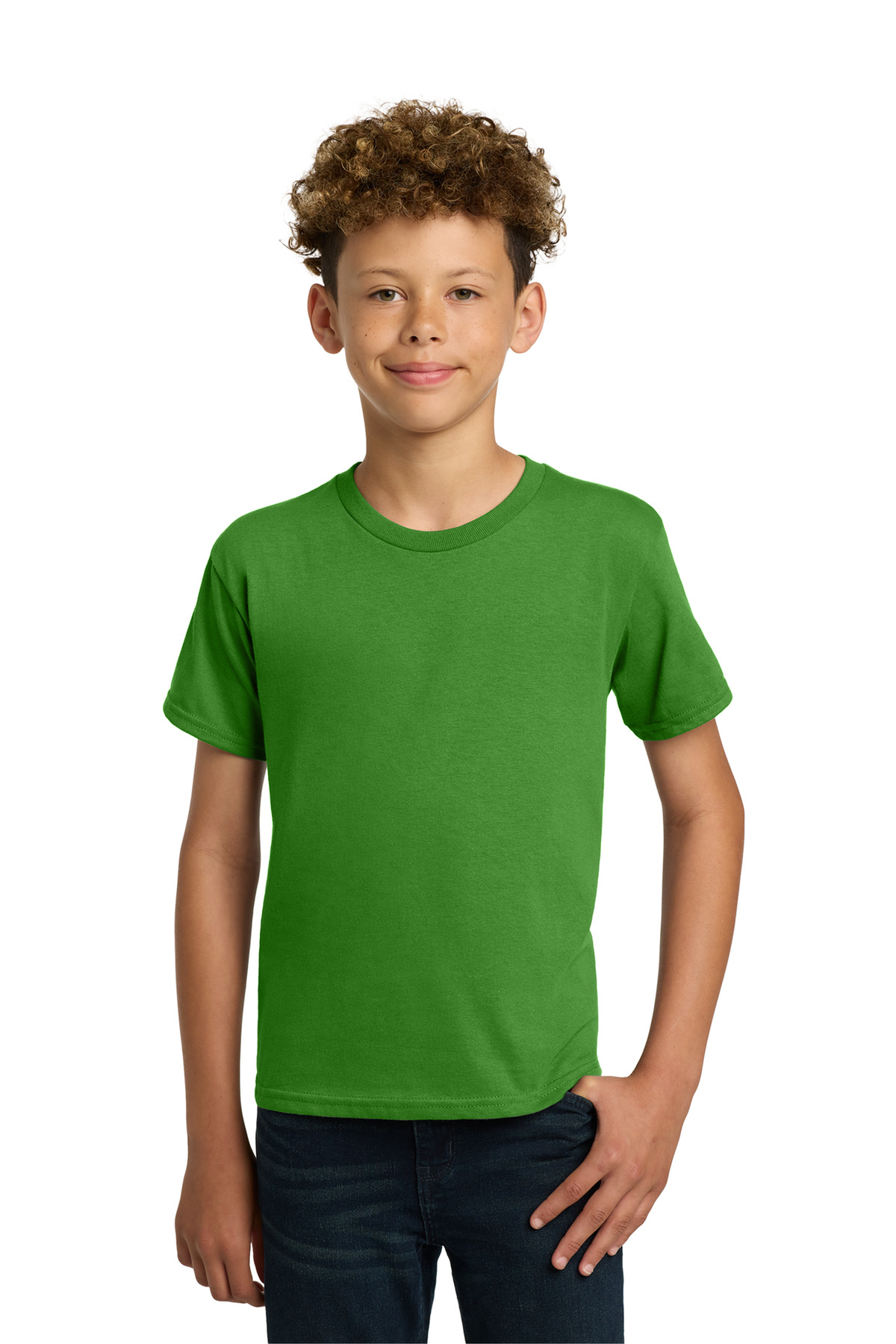 Gildan 5000B — Electric Green front