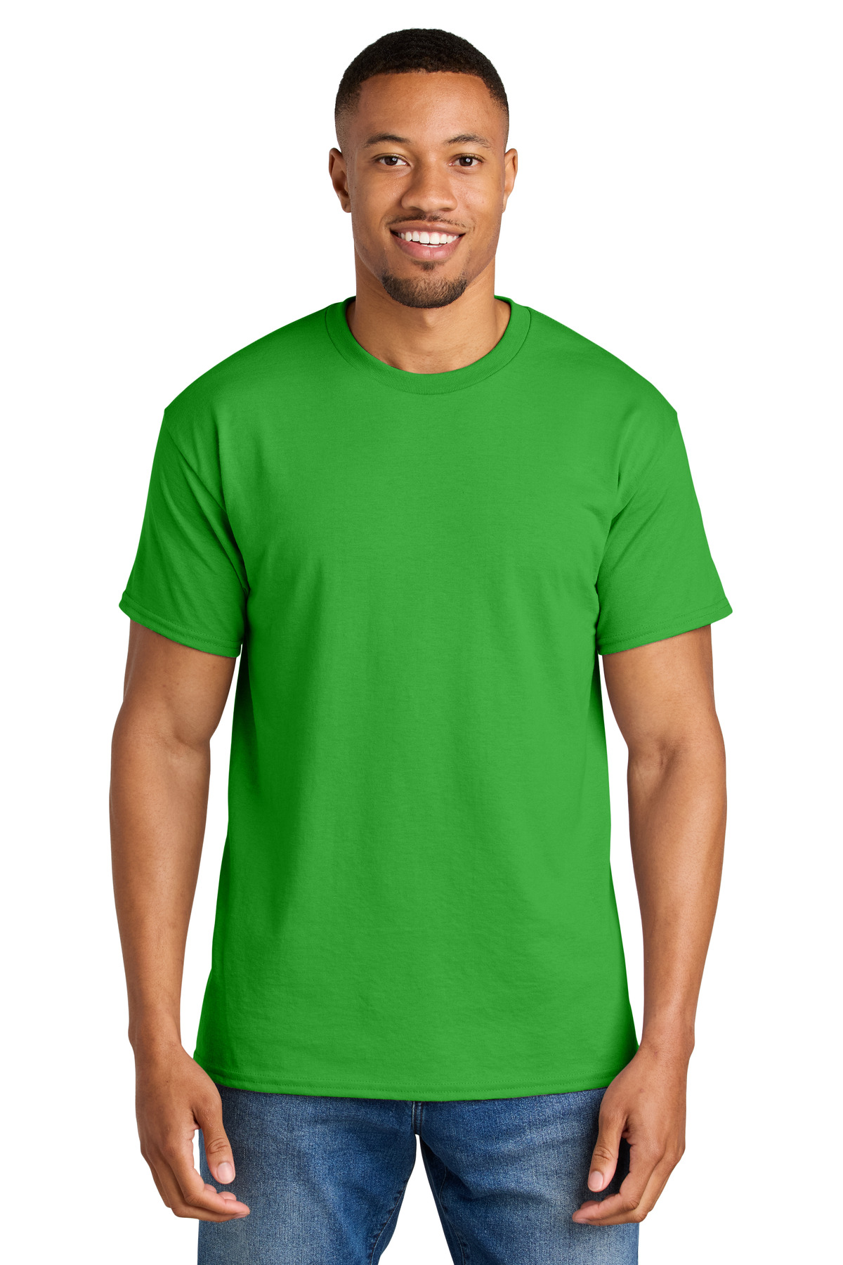 Gildan 8000 — Electric Green front
