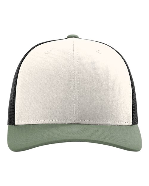 Richardson 112 — Cream Black Loden Green front
