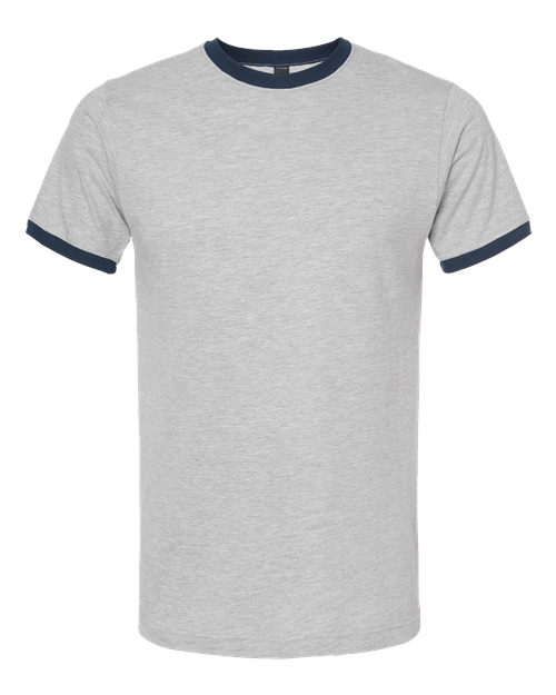 Tultex 246 — Heather Grey Navy