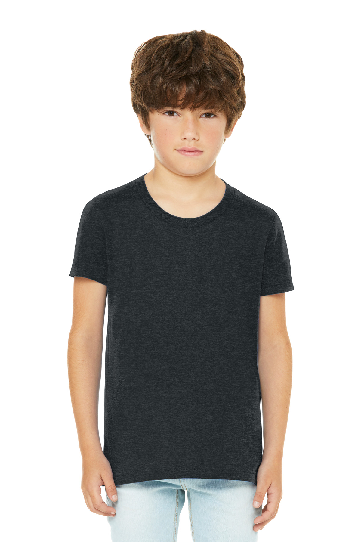BELLA + CANVAS 3001YCVC — Dark Heather Grey