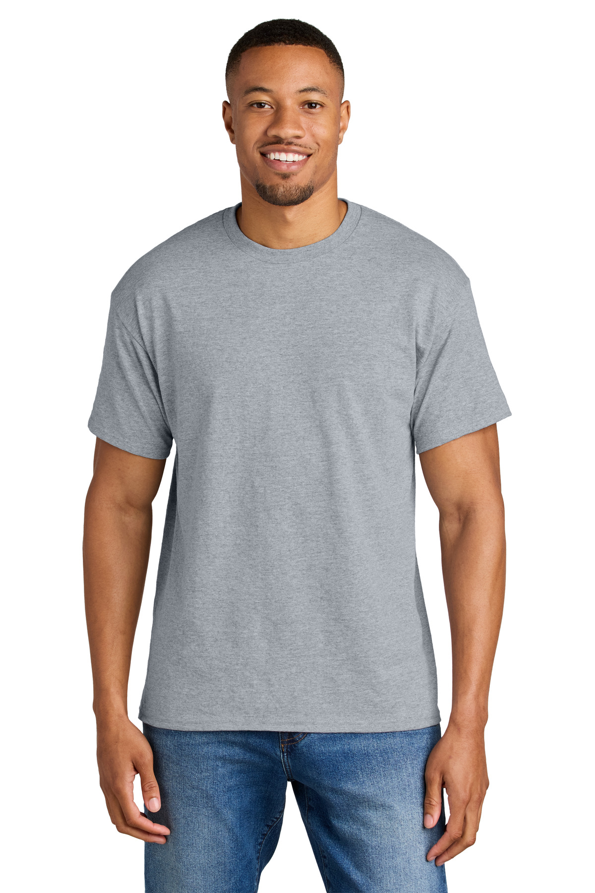 Gildan 8000 — Sport Grey front