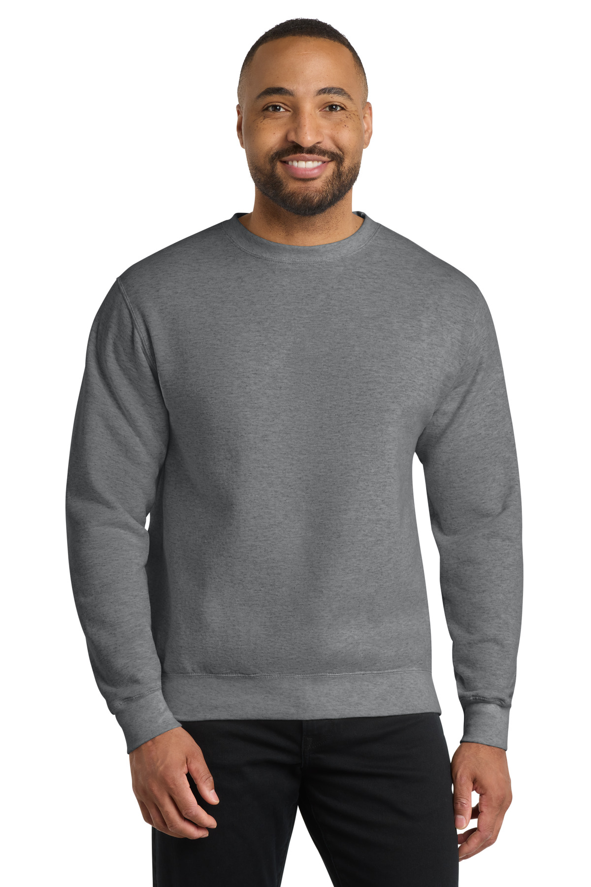 Port & Co PC78 — Graphite Heather front