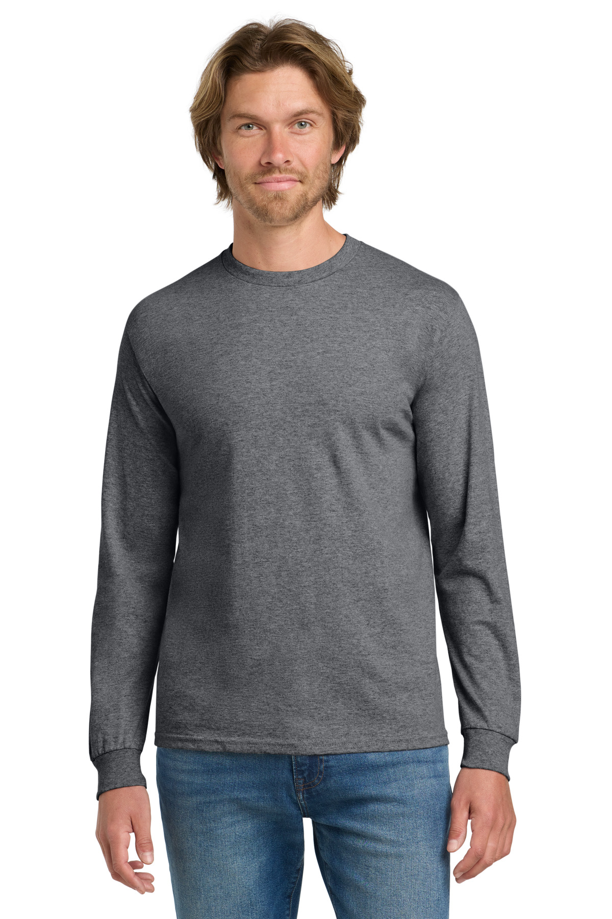 Gildan 5400 — Graphite Heather front