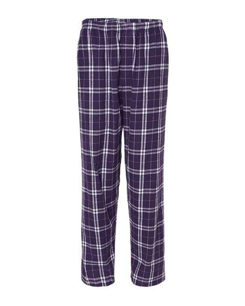 Boxercraft BM6624 — Purple White Plaid front