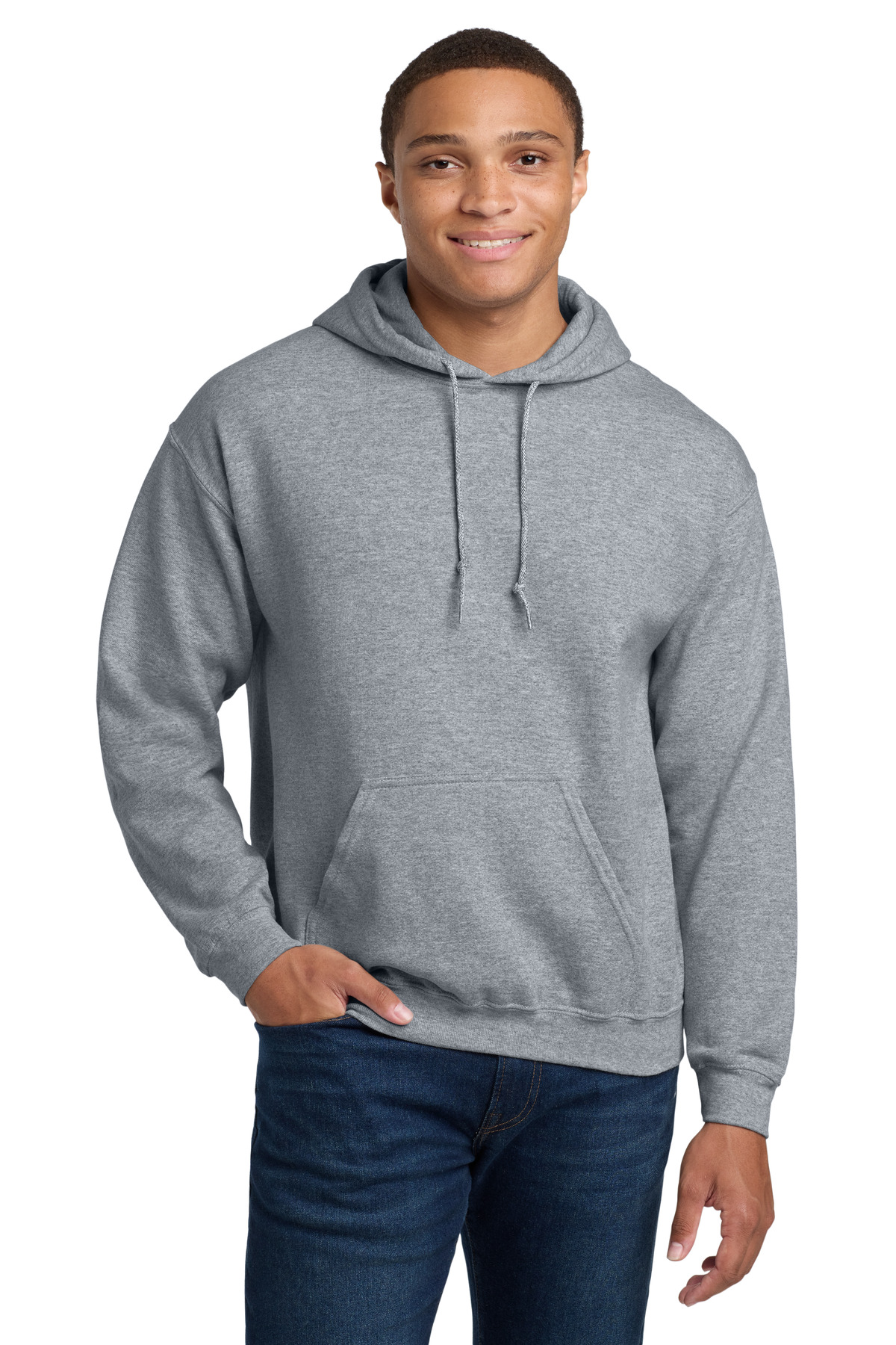 Gildan 18500 — Sport Grey front