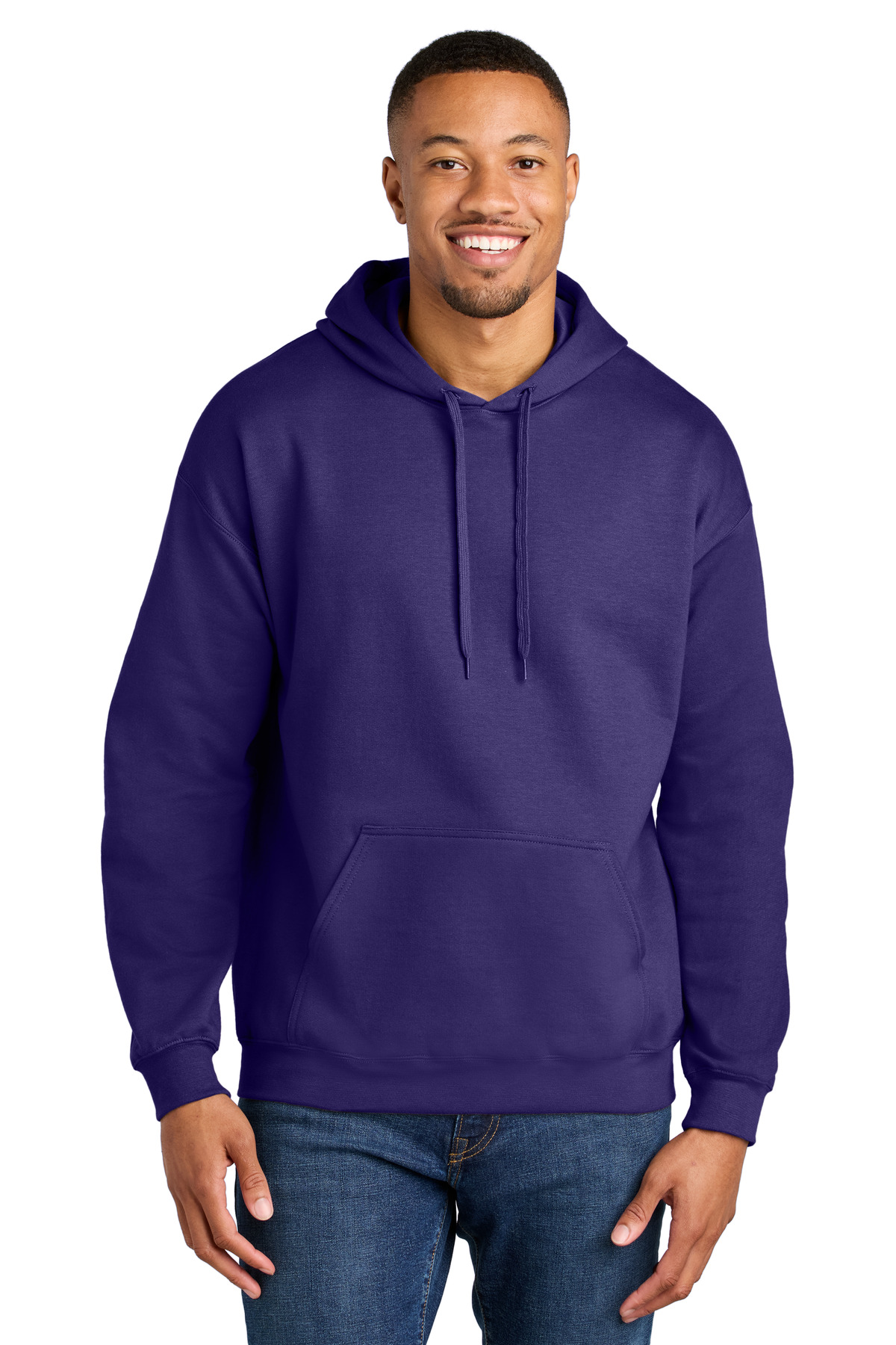Gildan SF500 — Purple front