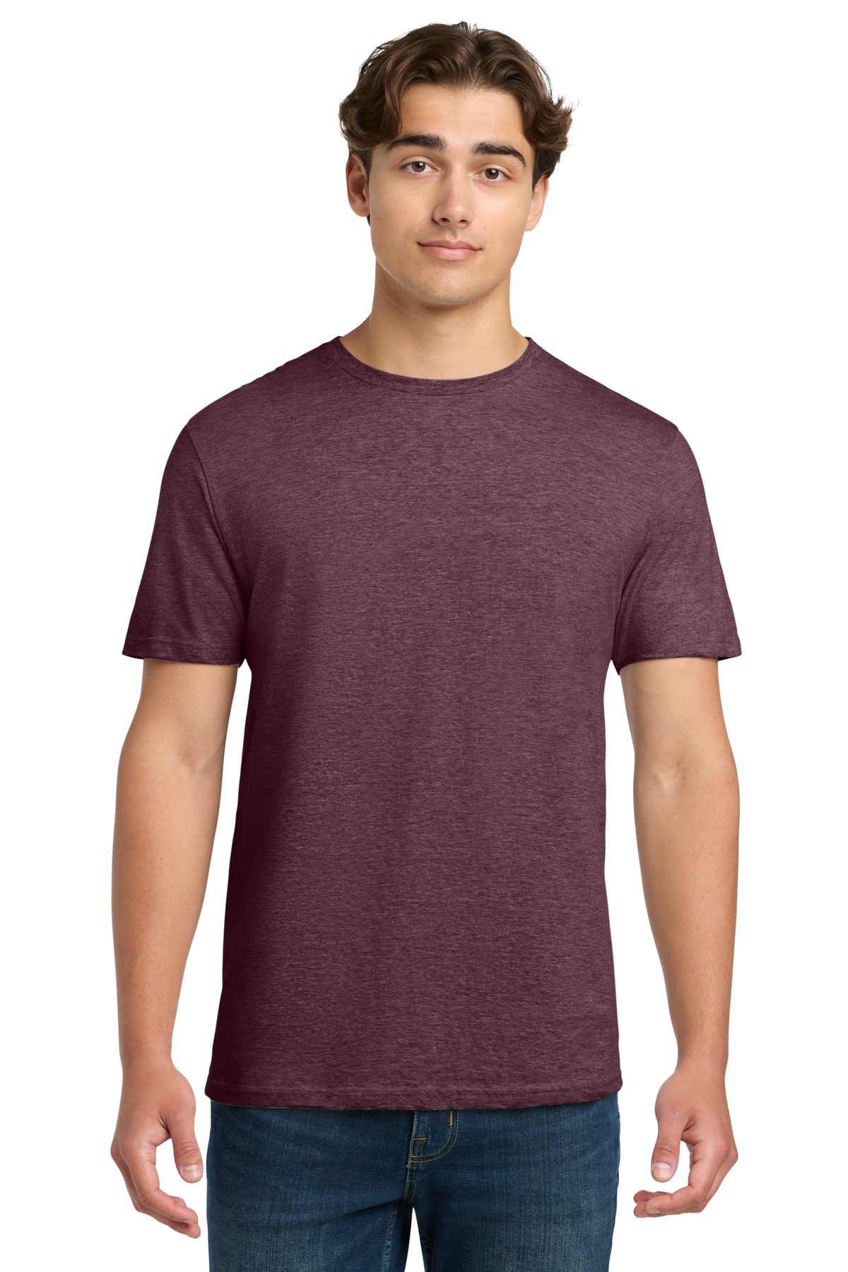 Gildan 64000 — Heather Maroon front