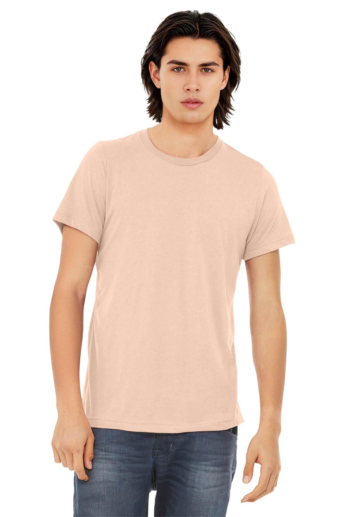 Bella + Canvas 3413 — Peach Triblend front