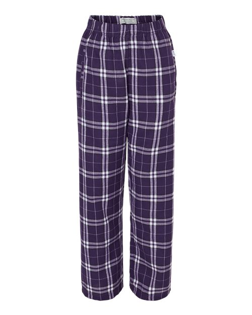 Boxercraft BY6624 — Purple White Plaid