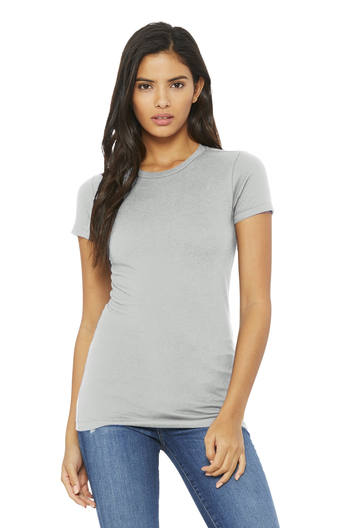 Bella + Canvas 6004 — Silver front